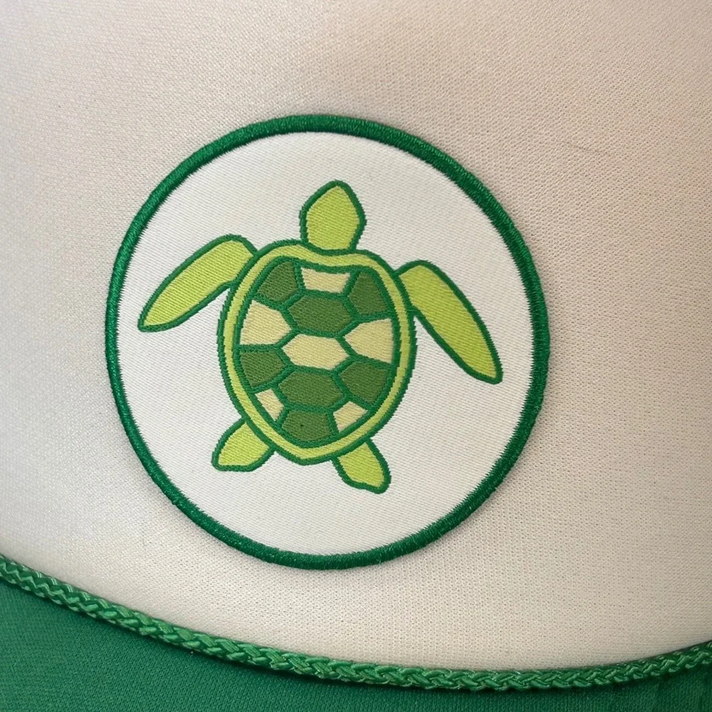 Sea Turtle Patch Mens Green OTTO Trucker Hat Mesh Snapback OSFM